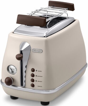 Тостер 900 Вт Beige Icona Vintage De'Longhi