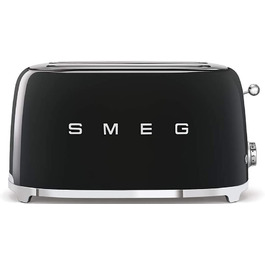 Тостер Smeg на 4 ломтика, черный