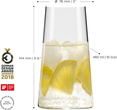 Набор из 6 стаканов для воды, лонг-дринков и соков 0,46 л Stölzle Lausitz