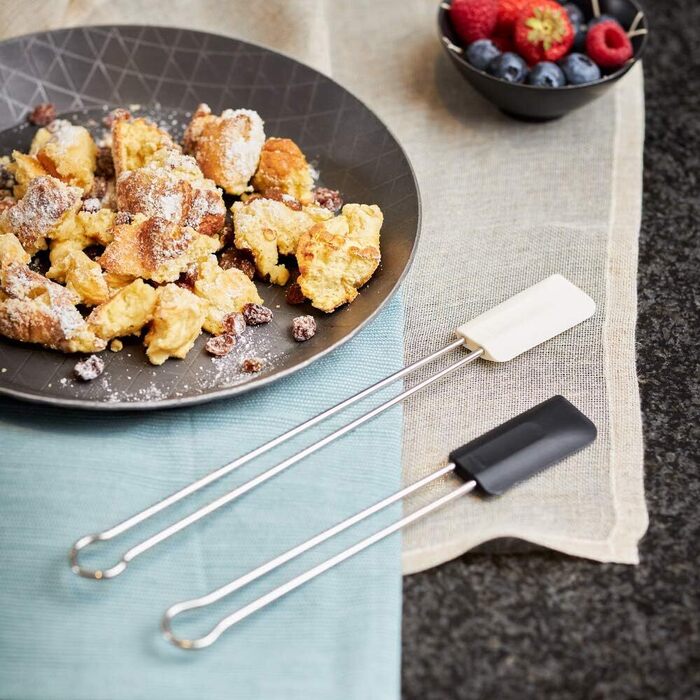 Лопатка-скребок силиконовая 20 см Black Rosle