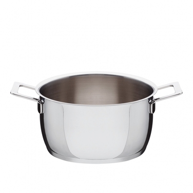 Кастрюля с двумя ручками 16 см 1,6 л металлик Pots & Pans Alessi