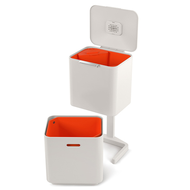 Контейнер для мусора с двумя баками 60 л Stone Totem Compact Joseph Joseph