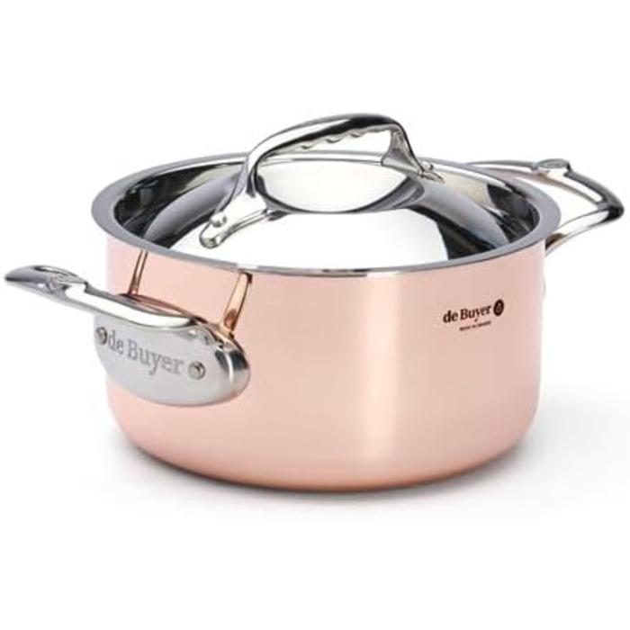 Кастрюля с крышкой Ø 16 см Prima Matera De Buyer