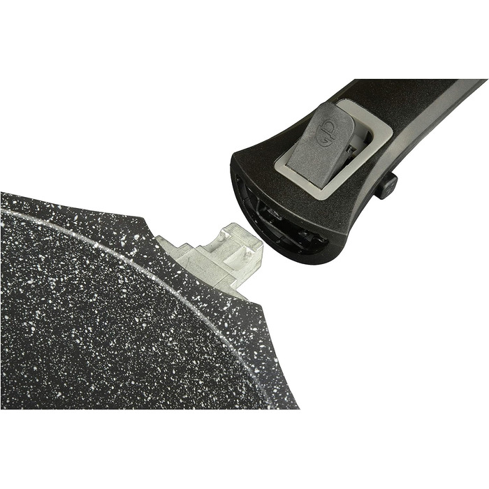 Сковорода 28 см со съёмной ручкой, чёрная GSW