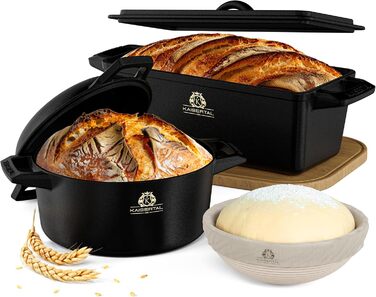 KAISERTAL Набор форм для выпечки хлеба 2 предмета чугун KAISERTAL