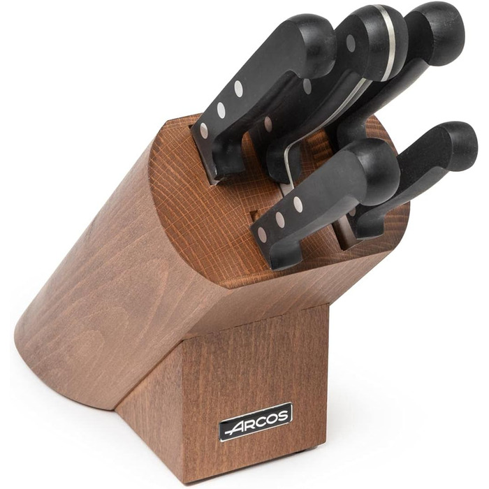 Набор ножей с подставкой 6 предметов Universal Arcos