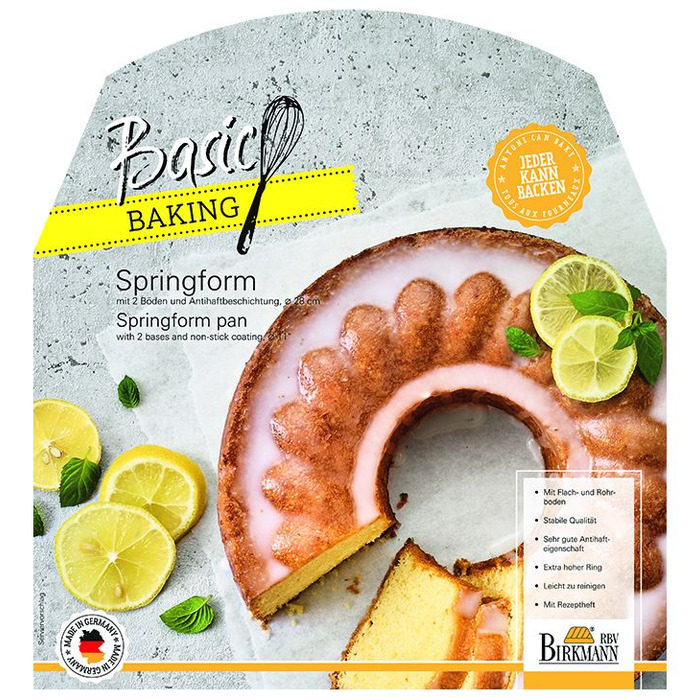 Форма для выпечки разъемная, 28 см, Basic Baking RBV Birkmann