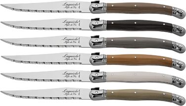 Набор ножей для стейка с подставкой 7 предметов Premium Line Laguiole Style de Vie