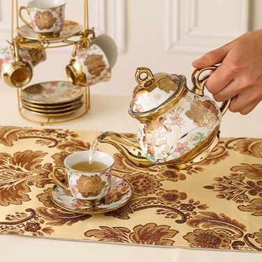 Чайный сервиз на 6 персон/14 предметов Pink CHANJOON