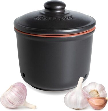 Горшок для чеснока 0,6 л Black Römertopf