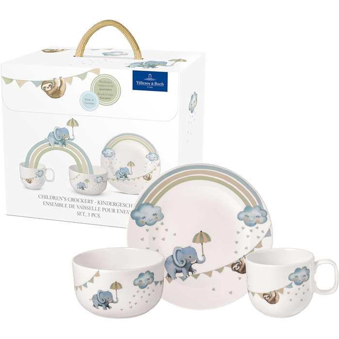 Набор детской посуды 3 предмета Elephant Boho Kids Villeroy & Boch