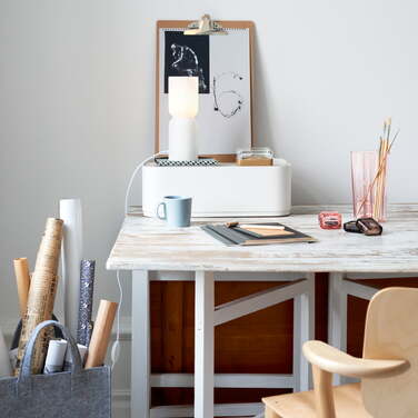 Ваза 25,1х19х20 см синяя Aalto Iittala