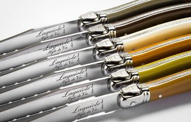 Набор ножей для стейка с подставкой 7 предметов Premium Line Laguiole Style de Vie