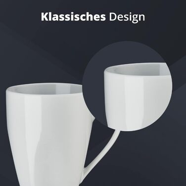 Комбинированный сервиз на 6 персон 62 предмета White KHG