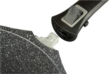 Сковорода 28 см со съёмной ручкой, чёрная GSW