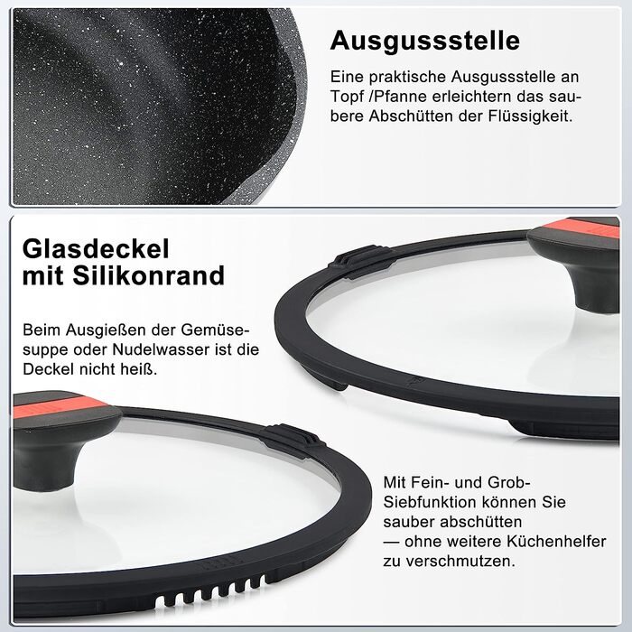 Сковорода 28 см Linnuo