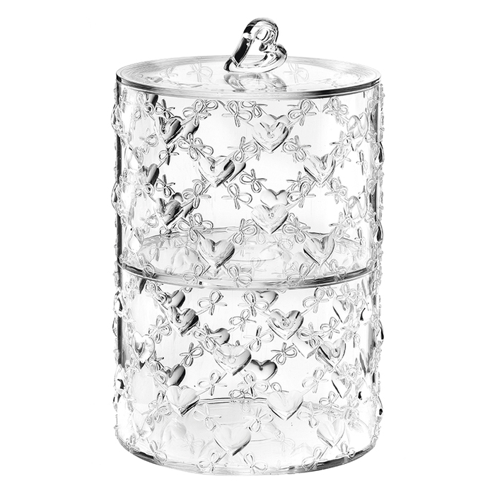 Набор из 2-х контейнеров 18,3 x 11 см Transparent Love Guzzini