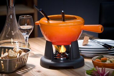 Набор для фондю на 6 персон, 2,1 л, черный Le Creuset