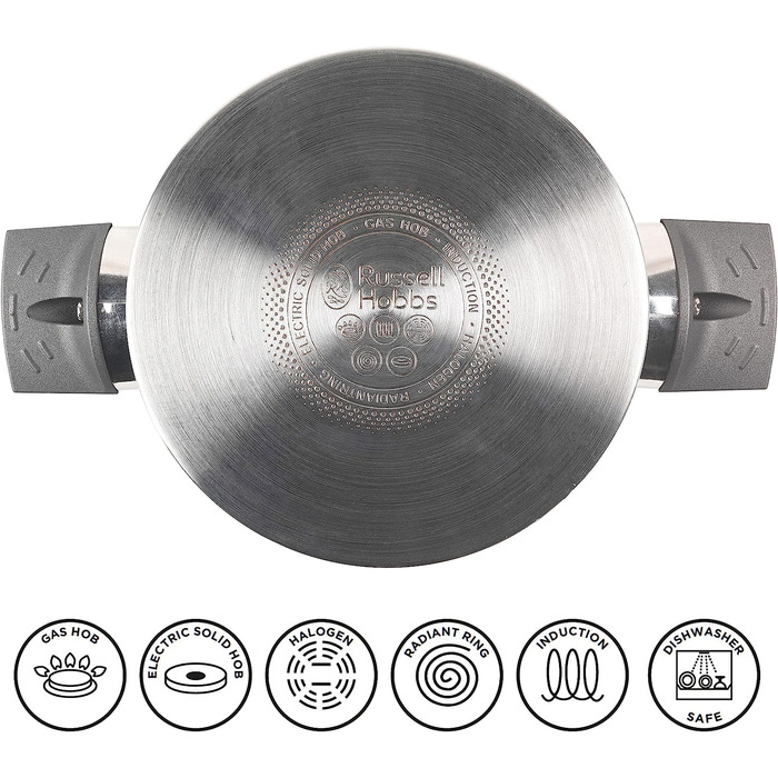 3-ярусная пароварка 18 см со стеклянной крышкой Russell Hobbs Excellence