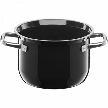 Кастрюля высокая 18 см, черная Compact Silit