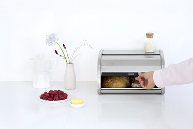 Хлебница 31,5 х 27 х 17,5 см Matt Steel Brabantia