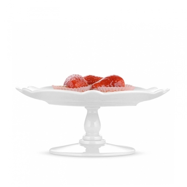 Подставка для торта 20,5х9х20,5 см белая Dressed Alessi