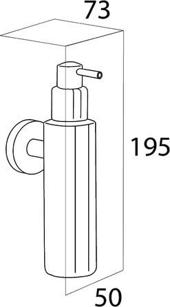 Дозатор мыла, матовый Tiger