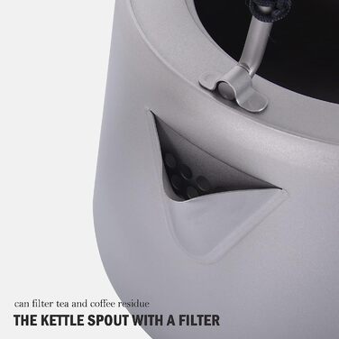 Титановый чайник iBasingo 1,4 л с фильтром