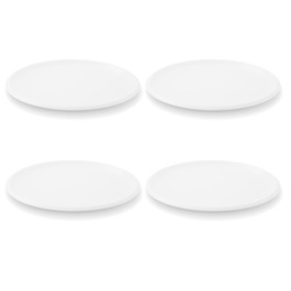 Набор тарелок 27 см, 4 предмета, белый Ecco Friesland