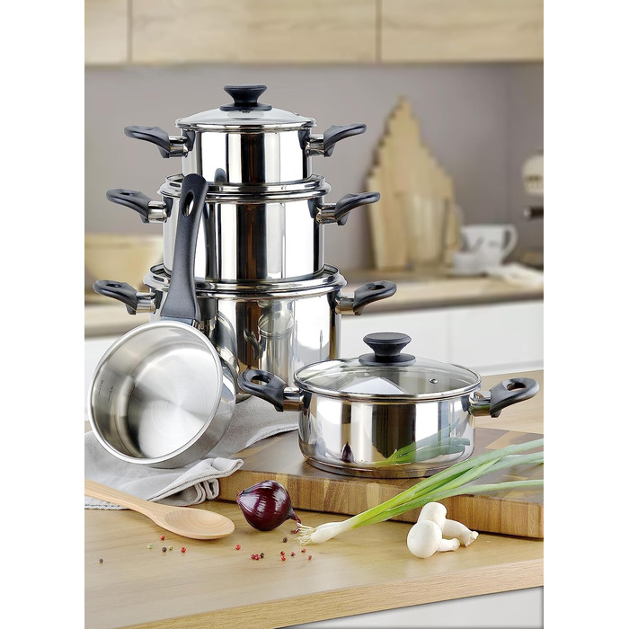 Набор из 5 кастрюль Linnuo