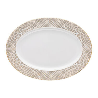 Тарелка овальная 34 см Francis Carreau Beige Rosenthal