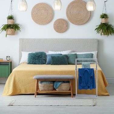 Вешалка для полотенец с 3 перекладинами 86,5 x 50 x 20 см Silver Relaxdays