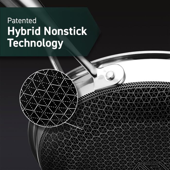 Сковорода-гриль 30 см Hybrid HEX12GRIDDLE HexClad