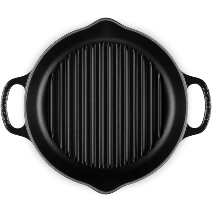 Чугунная cковорода-гриль 25 см Matt Black Signature Le Creuset