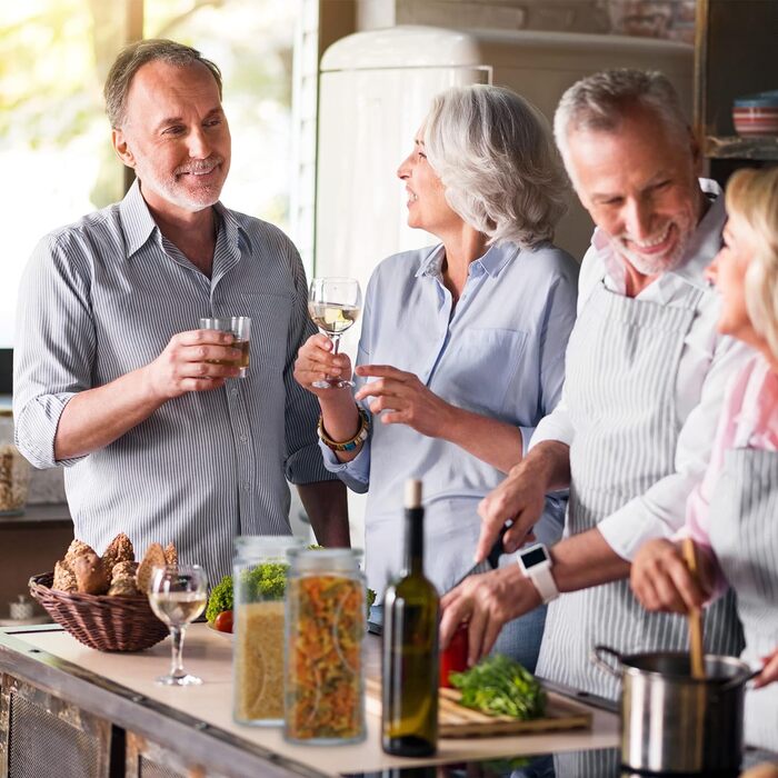 Банки для хранения с крышками, набор из 6 шт., банки, 1300 мл, квадратные банки для хранения, герметичные стеклянные контейнеры, прозрачные