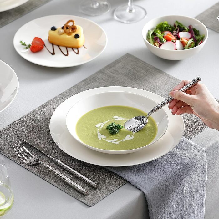 Набор посуды из костяного фарфора из 12 предметов JERA Series MALACASA