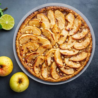 Вращающаяся тарелка для торта 30,5 х 13 см Silver Relaxdays