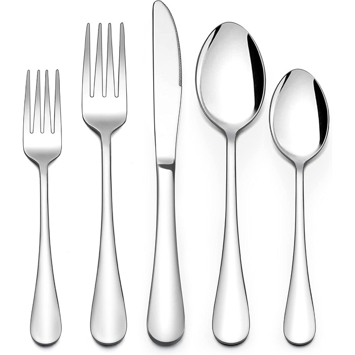 Набор столовых приборов Joyfair, 60 предметов, на 12 персон, нержавеющая сталь