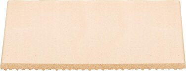 Набор камней для выпечки пиццы/хлеба PS 16 Камень из натуральной огнеупорной глины, безопасный для еды, размером 35 x 35 см, включая деревянную лопату