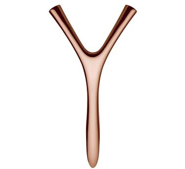 Открывалка для бутылок золотисто-розовая Virgula Divina Alessi