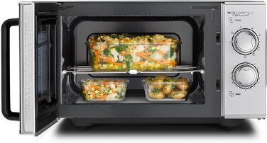 CASO Микроволновая печь с решеткой для гриля MG 25 сталь/пластик Ecostyle CASO