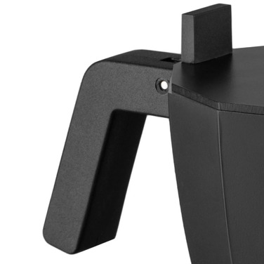 Кофеварка для эспрессо 0,07 л, черная Moka Alessi