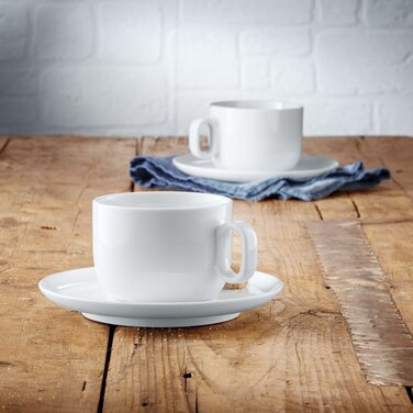 Набор из 2 чашек для капучино с блюдцами 0,16 л Barista WMF