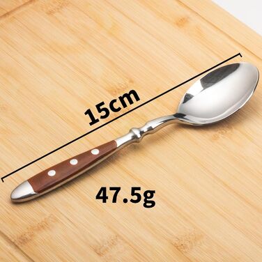 Набор чайных ложек 15 см 12 предметов Wood Berlin Series Alata