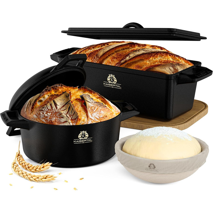 KAISERTAL Набор форм для выпечки хлеба 2 предмета чугун KAISERTAL