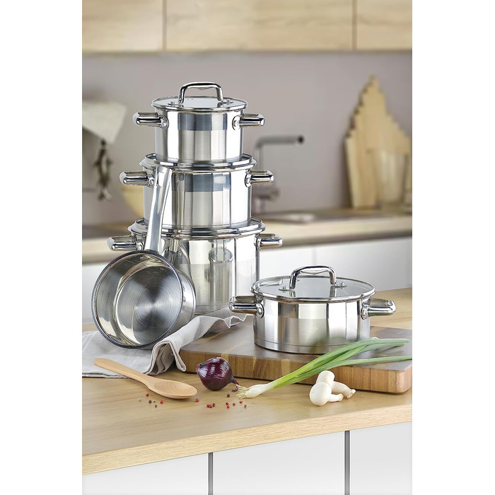 Набор из 5 кастрюль Linnuo