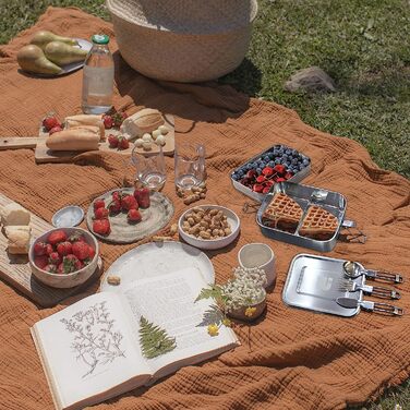 Nicelock Ланч-бокс с набором приборов нержавеющая сталь Nicelock