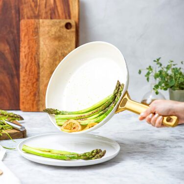 Набор кухонной посуды 10 предметов Cream White Reserve GreenPan