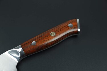 Нож Сантоку из дамасской стали 17,6 см DI SCHNEIDWERK