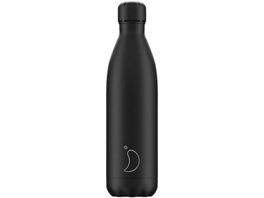 Вакуумная бутылка для воды 0,75 л, черная Monochrome All Black CHILLY'S